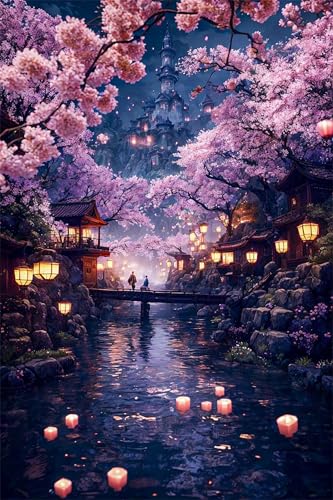 Puzzle 70 Teile,Puzzle für Erwachsene,EIN Herausforderndes Rätsel,Puzzles 70 Teile Erwachsene,Puzzlespiele Für Die Ganze Familie Geschenke,Japanische Landschaftsburg von Lituor