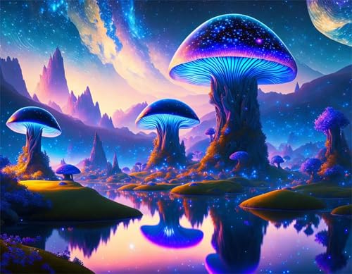 Puzzle 70 Teile,Puzzle für Erwachsene,EIN Herausforderndes Rätsel,Puzzles 70 Teile Erwachsene,Puzzlespiele Für Die Ganze Familie Geschenke,Lila Pilzsee Puzzle 70 Teile,Puzzle für Erwachsene,EIN Herausforderndes Rätsel,Puzzles 70 Teile Erwachsene,Puzzlespiele Für Die Ganze Familie Geschenke,Lila Pilzsee von Lituor