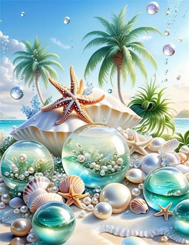 Puzzle 70 Teile,Puzzle für Erwachsene,EIN Herausforderndes Rätsel,Puzzles 70 Teile Erwachsene,Puzzlespiele Für Die Ganze Familie Geschenke,Tropische Strandperlen von Lituor