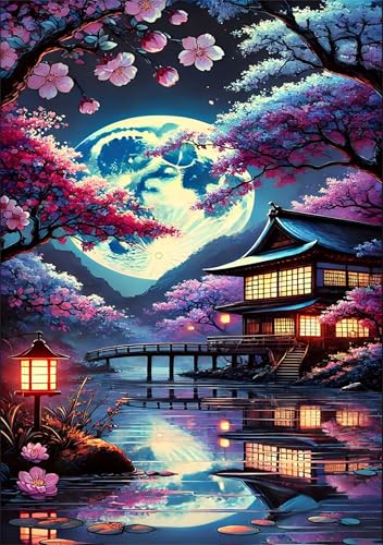 Puzzle 70 Teile EIN Herausforderndes Rätsel Pädagogisches Spielzeug Geschenke Klassische Japanischer Garten bei Nacht Puzzles Für Erwachsene,Jigsaw Puzzle für Die Ganze Familie 20x15 cm Puzzle 70 Teile EIN Herausforderndes Rätsel Pädagogisches Spielzeug Geschenke Klassische Japanischer Garten bei Nacht Puzzles Für Erwachsene,Jigsaw Puzzle für Die Ganze Familie 20x15 cm von Lituor