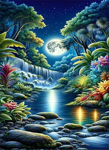 Puzzle 70 Teile EIN Herausforderndes Rätsel Pädagogisches Spielzeug Geschenke Klassische Mond Wasserfall Dschungel Puzzles Für Erwachsene,Jigsaw Puzzle für Die Ganze Familie 20x15 cm Puzzle 70 Teile EIN Herausforderndes Rätsel Pädagogisches Spielzeug Geschenke Klassische Mond Wasserfall Dschungel Puzzles Für Erwachsene,Jigsaw Puzzle für Die Ganze Familie 20x15 cm von Lituor