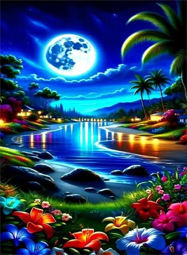 Puzzle 70 Teile EIN Herausforderndes Rätsel Pädagogisches Spielzeug Geschenke Klassische Mondlicht-Flussblumen Puzzles Für Erwachsene,Jigsaw Puzzle für Die Ganze Familie 20x15 cm Puzzle 70 Teile EIN Herausforderndes Rätsel Pädagogisches Spielzeug Geschenke Klassische Mondlicht-Flussblumen Puzzles Für Erwachsene,Jigsaw Puzzle für Die Ganze Familie 20x15 cm von Lituor