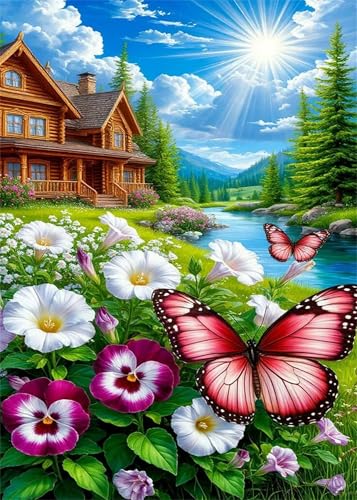 Puzzle 70 Teile EIN Herausforderndes Rätsel Pädagogisches Spielzeug Geschenke Klassische Sonniges Blumenhäuschen Puzzles Für Erwachsene,Jigsaw Puzzle für Die Ganze Familie 20x15 cm Puzzle 70 Teile EIN Herausforderndes Rätsel Pädagogisches Spielzeug Geschenke Klassische Sonniges Blumenhäuschen Puzzles Für Erwachsene,Jigsaw Puzzle für Die Ganze Familie 20x15 cm von Lituor