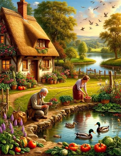 Puzzle 700 Teile,Puzzle für Erwachsene,EIN Herausforderndes Rätsel,Puzzles 700 Teile Erwachsene,Puzzlespiele Für Die Ganze Familie Geschenke,Landhaus ältere Person von Lituor