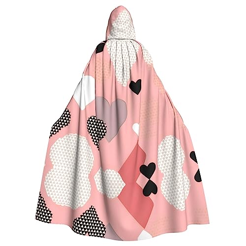 LiuMng Abstrakter Liebesdiagramm Unisex-Kapuzenumhang – langer Umhang für Halloween, Cosplay, Kostüme und Zauberer-Rollenspiele LiuMng Abstrakter Liebesdiagramm Unisex-Kapuzenumhang – langer Umhang für Halloween, Cosplay, Kostüme und Zauberer-Rollenspiele von LiuMng