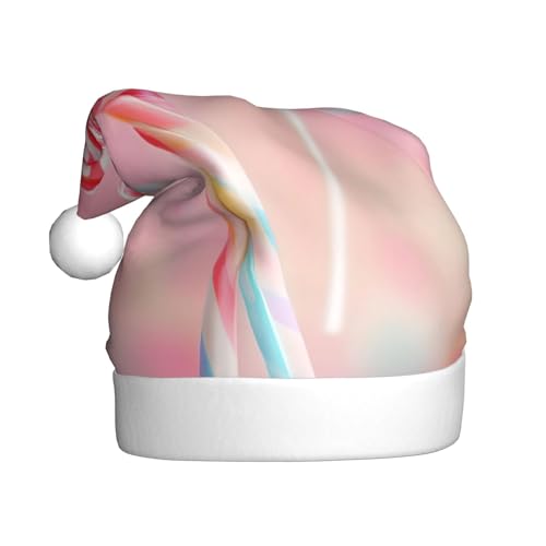 LiuMng Bunte Lutscher-Weihnachtsmütze, klassisch, warm, bequem, perfekt für Feiertage, Weihnachtsdekoration LiuMng Bunte Lutscher-Weihnachtsmütze, klassisch, warm, bequem, perfekt für Feiertage, Weihnachtsdekoration von LiuMng