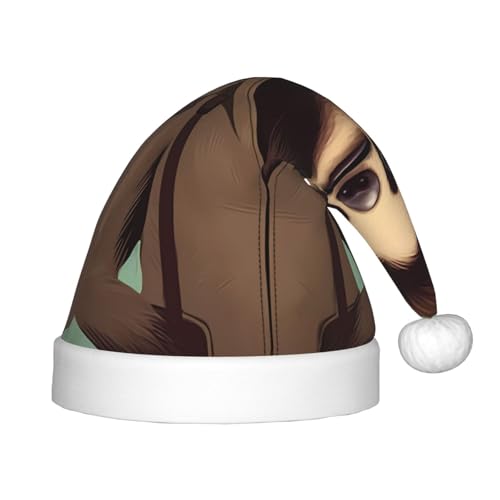 LiuMng Cartoon Faultier Weihnachtsmütze, Unisex Plüsch Klassische Weihnachtsmann Hut/Weich Bequem für Neujahr Festliche Party Supplies LiuMng Cartoon Faultier Weihnachtsmütze, Unisex Plüsch Klassische Weihnachtsmann Hut/Weich Bequem für Neujahr Festliche Party Supplies von LiuMng