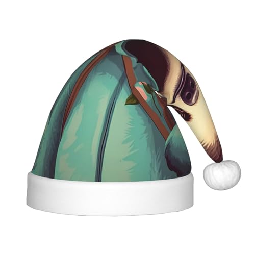 LiuMng Faultierische Studenten-Weihnachtsmütze, Unisex, Plüsch, klassisch, Weihnachtsmannmütze, weich, bequem, für Neujahr, Festliches Partyzubehör LiuMng Faultierische Studenten-Weihnachtsmütze, Unisex, Plüsch, klassisch, Weihnachtsmannmütze, weich, bequem, für Neujahr, Festliches Partyzubehör von LiuMng