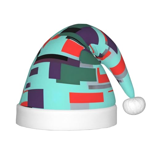 LiuMng Gestreifte Kombination Weihnachtsmütze, Unisex, Plüsch, klassisch, Weihnachtsmannmütze, weich, bequem, für Neujahr, festliche Partyzubehör LiuMng Gestreifte Kombination Weihnachtsmütze, Unisex, Plüsch, klassisch, Weihnachtsmannmütze, weich, bequem, für Neujahr, festliche Partyzubehör von LiuMng