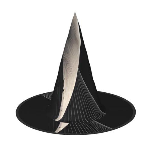 LiuMng Halloween-Hexenhüte für Frauen – 1 abstrakte Kurven-Druck, Zauberer-Kostümkappe, für Urlaubsparty-Accessoire, Kopfbedeckung LiuMng Halloween-Hexenhüte für Frauen – 1 abstrakte Kurven-Druck, Zauberer-Kostümkappe, für Urlaubsparty-Accessoire, Kopfbedeckung von LiuMng