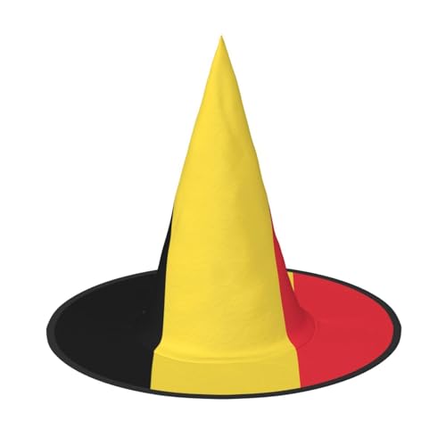 LiuMng Halloween-Hexenhüte für Frauen – 2 Stück Flagge von Belgien, Zauberer-Kostümkappe, für Urlaub, Party, Accessoire, Kopfbedeckung LiuMng Halloween-Hexenhüte für Frauen – 2 Stück Flagge von Belgien, Zauberer-Kostümkappe, für Urlaub, Party, Accessoire, Kopfbedeckung von LiuMng