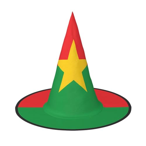 LiuMng Halloween-Hexenhüte für Frauen – 2 Stück Flagge von Burkina Faso Druck Zauberer Kostüm Kappe für Urlaub Party Zubehör Kopfbedeckung LiuMng Halloween-Hexenhüte für Frauen – 2 Stück Flagge von Burkina Faso Druck Zauberer Kostüm Kappe für Urlaub Party Zubehör Kopfbedeckung von LiuMng
