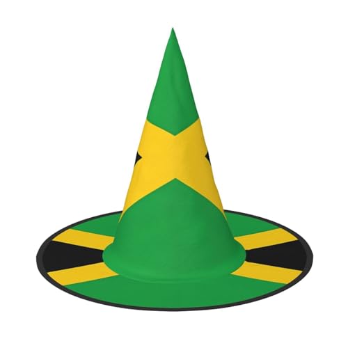 LiuMng Halloween-Hexenhüte für Frauen – 2 Stück Jamaika-Flagge, Zauberer-Kostümkappe, für Urlaub, Party, Accessoire, Kopfbedeckung von LiuMng