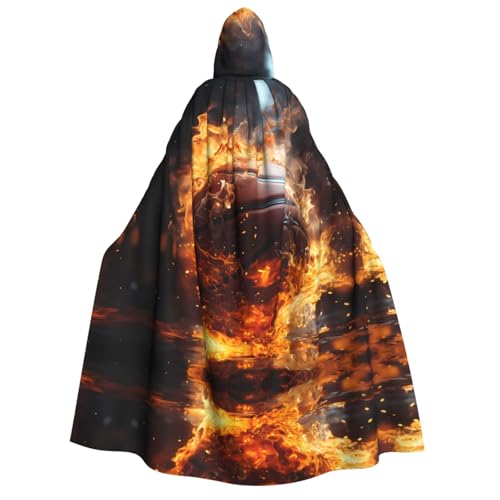 LiuMng Halloween-Kapuzenumhang für Erwachsene, Basketball auf Feuer und Wasserflammenspritzer, Unisex, Zauberer-Robe, Umhang, für Urlaub, Party, Cosplay-Kostüme LiuMng Halloween-Kapuzenumhang für Erwachsene, Basketball auf Feuer und Wasserflammenspritzer, Unisex, Zauberer-Robe, Umhang, für Urlaub, Party, Cosplay-Kostüme von LiuMng
