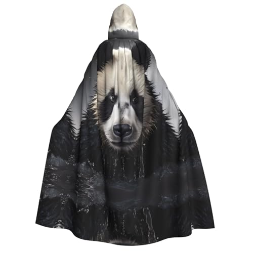 LiuMng Halloween Kapuzenumhang für Erwachsene, Panda im Wasser, Unisex, Zauberer-Umhang, für Urlaub, Party, Cosplay-Kostüme LiuMng Halloween Kapuzenumhang für Erwachsene, Panda im Wasser, Unisex, Zauberer-Umhang, für Urlaub, Party, Cosplay-Kostüme von LiuMng