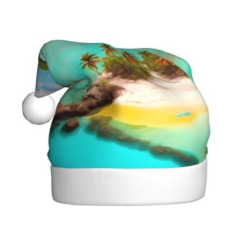 LiuMng Karibiklandschaft, klassische Weihnachtsmann-Weihnachtsmütze, Wärme, bequem, perfekt für Feiertagsfeiern, Weihnachtsdekorationen LiuMng Karibiklandschaft, klassische Weihnachtsmann-Weihnachtsmütze, Wärme, bequem, perfekt für Feiertagsfeiern, Weihnachtsdekorationen von LiuMng