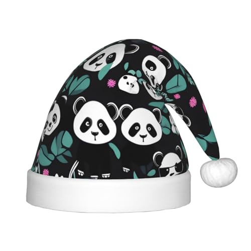 LiuMng Panda-Weihnachtsmütze, niedliches Gesicht, unisex, klassisch, Weihnachtsmannmütze, weich, bequem, für Neujahr, festliche Partyzubehör LiuMng Panda-Weihnachtsmütze, niedliches Gesicht, unisex, klassisch, Weihnachtsmannmütze, weich, bequem, für Neujahr, festliche Partyzubehör von LiuMng