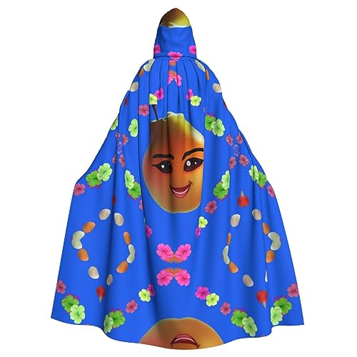 LiuMng Smiley gelbe Birne Unisex Kapuzenumhang – voller langer Umhang für Halloween, Cosplay, Kostüme und Zauberer Rollenspiele LiuMng Smiley gelbe Birne Unisex Kapuzenumhang – voller langer Umhang für Halloween, Cosplay, Kostüme und Zauberer Rollenspiele von LiuMng