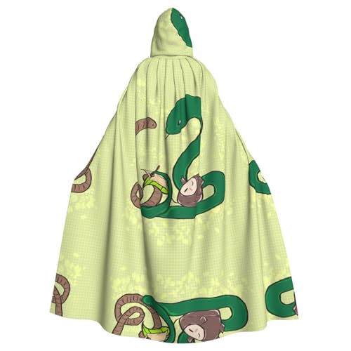 LiuMng Sonnenblumenkerne, Regenwurmschlange, Unisex, Kapuzenumhang, langer Umhang für Halloween, Cosplay, Kostüme und Zauberer, Rollenspiele LiuMng Sonnenblumenkerne, Regenwurmschlange, Unisex, Kapuzenumhang, langer Umhang für Halloween, Cosplay, Kostüme und Zauberer, Rollenspiele von LiuMng