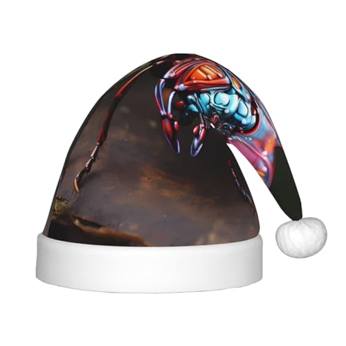 LiuMng Strange Insects Weihnachtsmütze, Unisex Classic Santa Claus Hat/Soft Bequem, für Neujahr Festliche Party Supplies LiuMng Strange Insects Weihnachtsmütze, Unisex Classic Santa Claus Hat/Soft Bequem, für Neujahr Festliche Party Supplies von LiuMng