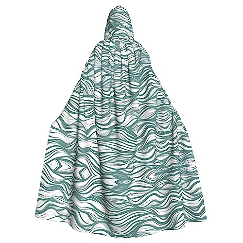 LiuMng Umhang mit Kapuze, Unisex, gewellt, gestreift, lang, für Halloween, Cosplay, Kostüme und Zauberer, Rollenspiele LiuMng Umhang mit Kapuze, Unisex, gewellt, gestreift, lang, für Halloween, Cosplay, Kostüme und Zauberer, Rollenspiele von LiuMng