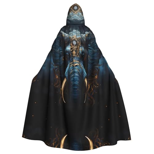 LiuMng Unheimlicher Elefant Unisex Kapuzenumhang – voller langer Umhang für Halloween, Cosplay, Kostüme und Zauberer Rollenspiele LiuMng Unheimlicher Elefant Unisex Kapuzenumhang – voller langer Umhang für Halloween, Cosplay, Kostüme und Zauberer Rollenspiele von LiuMng