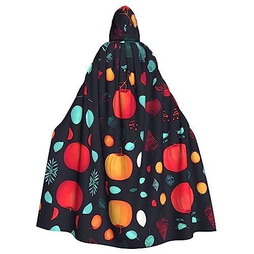 LiuMng Unisex Kapuzenumhang mit Kürbisblumen, langer Umhang für Halloween, Cosplay, Kostüme und Zauberer Rollenspiele LiuMng Unisex Kapuzenumhang mit Kürbisblumen, langer Umhang für Halloween, Cosplay, Kostüme und Zauberer Rollenspiele von LiuMng