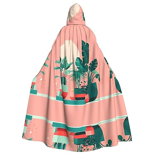 LiuMng Wunderschöner Umhang mit grünen Pflanzen, Unisex, mit Kapuze, langer Umhang für Halloween, Cosplay, Kostüme und Zauberer, Rollenspiele LiuMng Wunderschöner Umhang mit grünen Pflanzen, Unisex, mit Kapuze, langer Umhang für Halloween, Cosplay, Kostüme und Zauberer, Rollenspiele von LiuMng