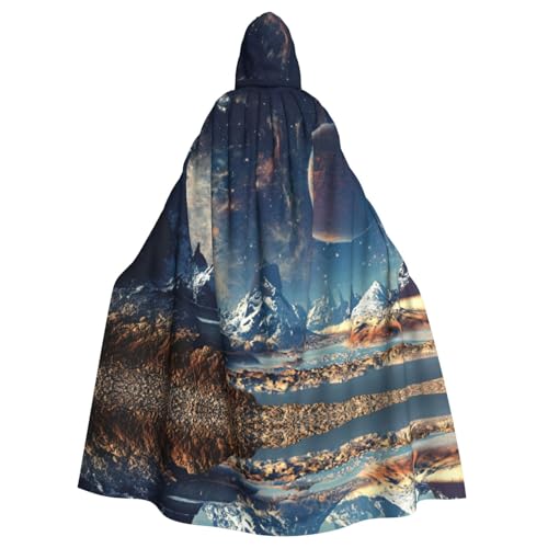 Galaxy Planet Halloween Unisex Kapuzenumhang Weihnachten Maskerade Kostüm Erwachsene Vampir Hexe Kostüm Exquisites Zubehör Galaxy Planet Halloween Unisex Kapuzenumhang Weihnachten Maskerade Kostüm Erwachsene Vampir Hexe Kostüm Exquisites Zubehör von Liulannq