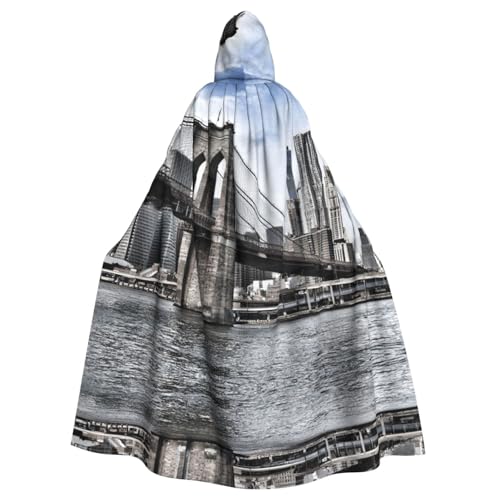 Liulannq Brooklyn Bridge Halloween Unisex Kapuzenumhang Weihnachten Maskerade Kostüm Erwachsene Vampir Hexe Kostüm Exquisite Accessoires von Liulannq
