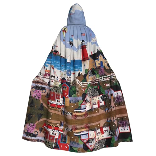 Liulannq Coastal Lighthouse Halloween Unisex Kapuzenumhang Weihnachten Maskerade Kostüm Erwachsene Vampir Hexe Kostüm Exquisites Zubehör Liulannq Coastal Lighthouse Halloween Unisex Kapuzenumhang Weihnachten Maskerade Kostüm Erwachsene Vampir Hexe Kostüm Exquisites Zubehör von Liulannq