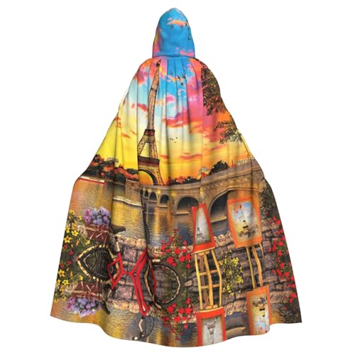 Liulannq Eiffelturm Paris Halloween Unisex Kapuzenumhang Weihnachten Maskerade Kostüm Erwachsene Vampir Hexe Kostüm Exquisites Zubehör Liulannq Eiffelturm Paris Halloween Unisex Kapuzenumhang Weihnachten Maskerade Kostüm Erwachsene Vampir Hexe Kostüm Exquisites Zubehör von Liulannq
