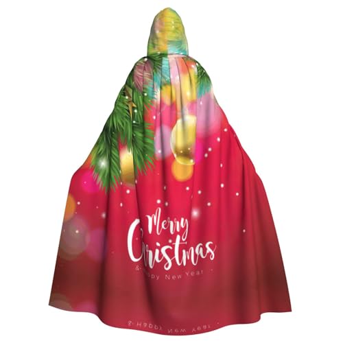Liulannq Fantasy Gold Weihnachtskugeln Halloween Unisex Kapuzenumhang Weihnachten Maskerade Kostüm Erwachsene Vampir Hexe Kostüm Exquisites Zubehör Liulannq Fantasy Gold Weihnachtskugeln Halloween Unisex Kapuzenumhang Weihnachten Maskerade Kostüm Erwachsene Vampir Hexe Kostüm Exquisites Zubehör von Liulannq