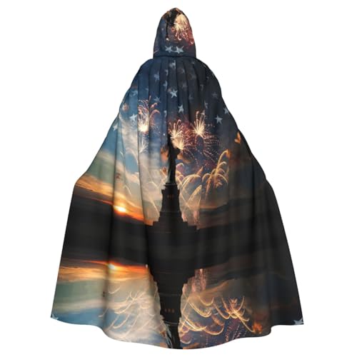 Liulannq Freiheitsstatue Flagge Halloween Unisex Kapuzenumhang Weihnachten Maskerade Kostüm Erwachsene Vampir Hexe Kostüm Exquisites Zubehör Liulannq Freiheitsstatue Flagge Halloween Unisex Kapuzenumhang Weihnachten Maskerade Kostüm Erwachsene Vampir Hexe Kostüm Exquisites Zubehör von Liulannq