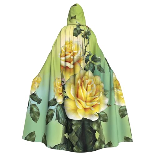 Liulannq Gelbe Rose Halloween Unisex Kapuzenumhang Weihnachten Maskerade Kostüm Erwachsene Vampir Hexe Kostüm Exquisite Accessoires Liulannq Gelbe Rose Halloween Unisex Kapuzenumhang Weihnachten Maskerade Kostüm Erwachsene Vampir Hexe Kostüm Exquisite Accessoires von Liulannq