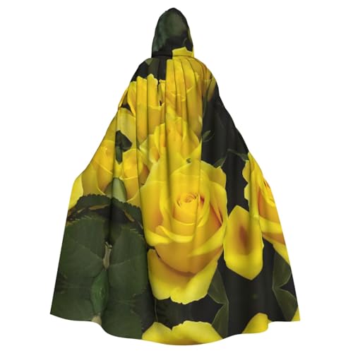 Liulannq Gelbe Rosen Halloween Unisex Kapuzenumhang Weihnachten Maskerade Kostüm Erwachsene Vampir Hexe Kostüm Exquisites Zubehör Liulannq Gelbe Rosen Halloween Unisex Kapuzenumhang Weihnachten Maskerade Kostüm Erwachsene Vampir Hexe Kostüm Exquisites Zubehör von Liulannq