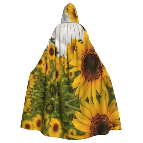 Liulannq Gelbe Sonnenblume Halloween Unisex Kapuzenumhang Weihnachten Maskerade Kostüm Erwachsene Vampir Hexe Kostüm Exquisites Zubehör Liulannq Gelbe Sonnenblume Halloween Unisex Kapuzenumhang Weihnachten Maskerade Kostüm Erwachsene Vampir Hexe Kostüm Exquisites Zubehör von Liulannq