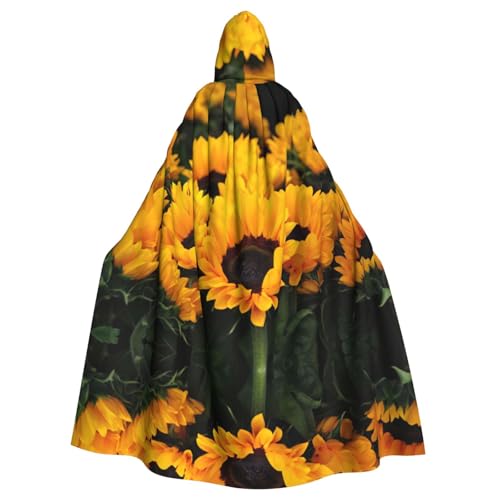 Liulannq Gelbes Sonnenblumenfeld Halloween Unisex Kapuzenumhang Weihnachten Maskerade Kostüm Erwachsene Vampir Hexe Kostüm Exquisites Zubehör Liulannq Gelbes Sonnenblumenfeld Halloween Unisex Kapuzenumhang Weihnachten Maskerade Kostüm Erwachsene Vampir Hexe Kostüm Exquisites Zubehör von Liulannq