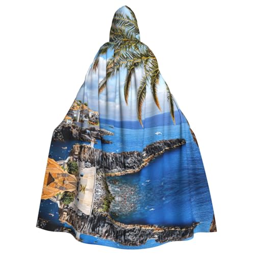 Liulannq Italian Island Fisherman Village Halloween Unisex Kapuzenumhang Weihnachten Maskerade Kostüm Erwachsene Vampir Hexe Kostüm Exquisite Accessoires Liulannq Italian Island Fisherman Village Halloween Unisex Kapuzenumhang Weihnachten Maskerade Kostüm Erwachsene Vampir Hexe Kostüm Exquisite Accessoires von Liulannq