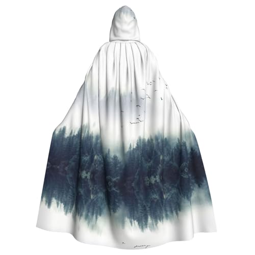 Liulannq Landschaft Berg Halloween Unisex Kapuzenumhang Weihnachten Maskerade Kostüm Erwachsene Vampir Hexe Kostüm Exquisites Zubehör Liulannq Landschaft Berg Halloween Unisex Kapuzenumhang Weihnachten Maskerade Kostüm Erwachsene Vampir Hexe Kostüm Exquisites Zubehör von Liulannq