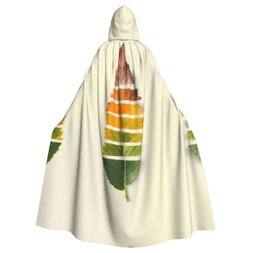 Liulannq Leaves Halloween Unisex Kapuzenumhang Weihnachten Maskerade Kostüm Erwachsene Vampir Hexe Kostüm Exquisite Accessoires von Liulannq
