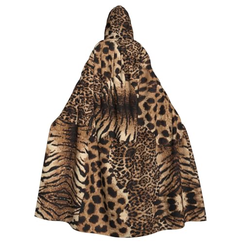 Liulannq Leopardenmuster Halloween Unisex Kapuzenumhang Weihnachten Maskerade Kostüm Erwachsene Vampir Hexe Kostüm Exquisites Zubehör Liulannq Leopardenmuster Halloween Unisex Kapuzenumhang Weihnachten Maskerade Kostüm Erwachsene Vampir Hexe Kostüm Exquisites Zubehör von Liulannq