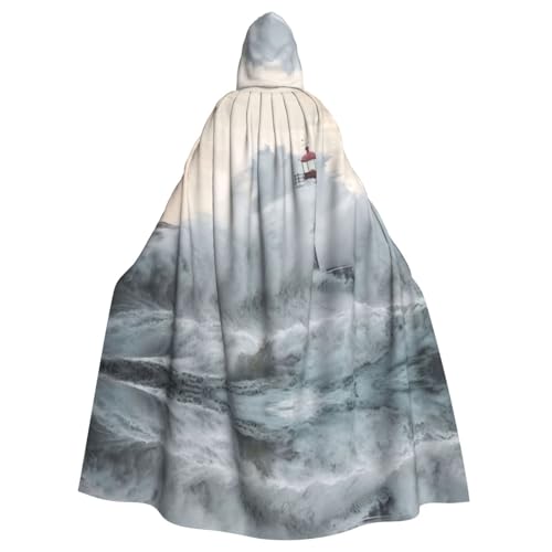 Liulannq Leuchtturm im Sturm Halloween Unisex Kapuzenumhang Weihnachten Maskerade Kostüm Erwachsene Vampir Hexe Kostüm Exquisites Zubehör Liulannq Leuchtturm im Sturm Halloween Unisex Kapuzenumhang Weihnachten Maskerade Kostüm Erwachsene Vampir Hexe Kostüm Exquisites Zubehör von Liulannq