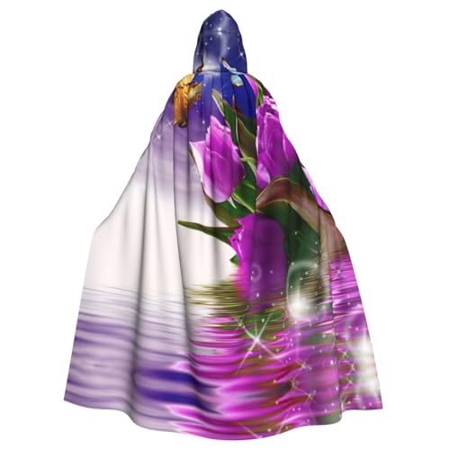 Liulannq Lila Tulpe Schmetterling Halloween Unisex Kapuzenumhang Weihnachten Maskerade Kostüm Erwachsene Vampir Hexe Kostüm Exquisites Zubehör Liulannq Lila Tulpe Schmetterling Halloween Unisex Kapuzenumhang Weihnachten Maskerade Kostüm Erwachsene Vampir Hexe Kostüm Exquisites Zubehör von Liulannq