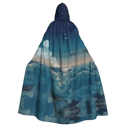Liulannq Magical Nights Halloween Unisex Kapuzenumhang Weihnachten Maskerade Kostüm Erwachsene Vampir Hexe Kostüm Exquisites Zubehör Liulannq Magical Nights Halloween Unisex Kapuzenumhang Weihnachten Maskerade Kostüm Erwachsene Vampir Hexe Kostüm Exquisites Zubehör von Liulannq
