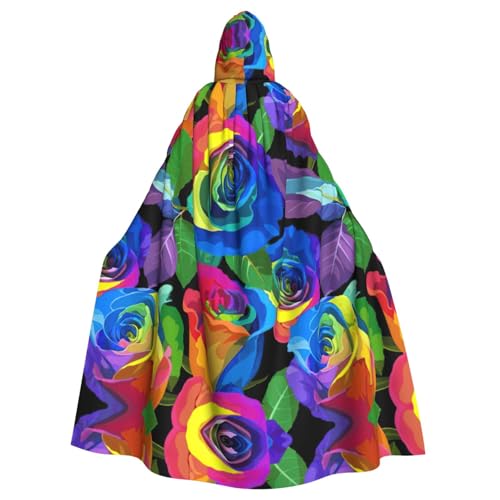 Liulannq Mehrfarbige Rosen Halloween Unisex Kapuzenumhang Weihnachten Maskerade Kostüm Erwachsene Vampir Hexe Kostüm Exquisites Zubehör Liulannq Mehrfarbige Rosen Halloween Unisex Kapuzenumhang Weihnachten Maskerade Kostüm Erwachsene Vampir Hexe Kostüm Exquisites Zubehör von Liulannq