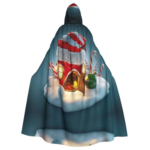Liulannq Merry Christmas Santa Hat Halloween Unisex Hooded Cloak, Christmas Maskerade Costume, Adult Vampire Witch Costume, Exquisite Accessories Liulannq Merry Christmas Santa Hat Halloween Unisex Hooded Cloak, Christmas Maskerade Costume, Adult Vampire Witch Costume, Exquisite Accessories von Liulannq