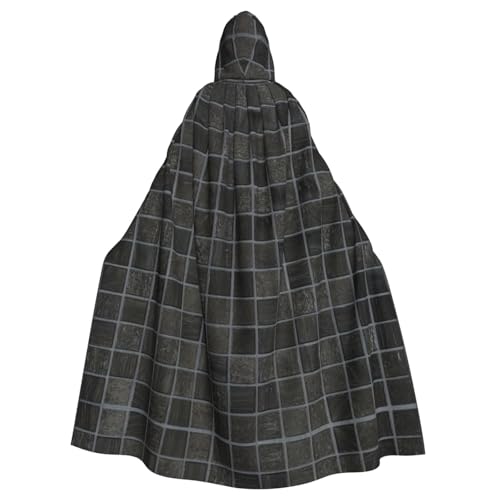 Liulannq Mosaik Black Shadow Halloween Unisex Kapuzenumhang Weihnachten Maskerade Kostüm Erwachsene Vampir Hexe Kostüm Exquisites Zubehör Liulannq Mosaik Black Shadow Halloween Unisex Kapuzenumhang Weihnachten Maskerade Kostüm Erwachsene Vampir Hexe Kostüm Exquisites Zubehör von Liulannq