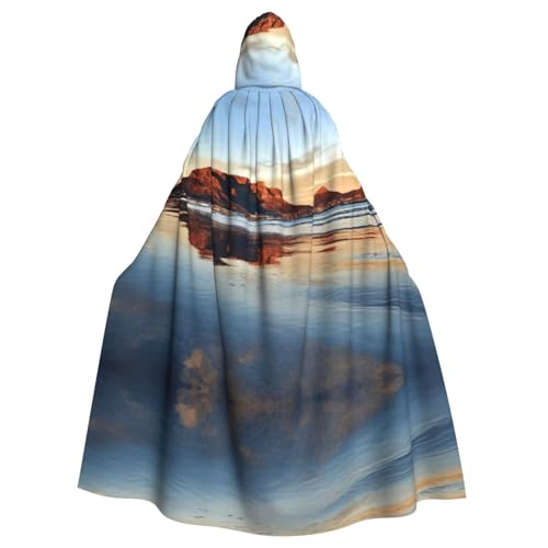 Liulannq Mountain At Sunrise Halloween Unisex Hooded Cloak, Christmas Maskerade Costume, Adult Vampire Witch Costume, Exquisite Accessories Liulannq Mountain At Sunrise Halloween Unisex Hooded Cloak, Christmas Maskerade Costume, Adult Vampire Witch Costume, Exquisite Accessories von Liulannq