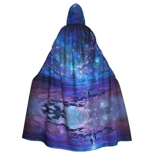 Liulannq Northern Lights Halloween Unisex Kapuzenumhang Weihnachten Maskerade Kostüm Erwachsene Vampir Hexe Kostüm Exquisite Accessoires Liulannq Northern Lights Halloween Unisex Kapuzenumhang Weihnachten Maskerade Kostüm Erwachsene Vampir Hexe Kostüm Exquisite Accessoires von Liulannq
